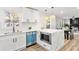 Open concept Kitchen/living area featuring modern appliances, eat at breakfast bar, and luxury finishes at 1349 Lockhaven Sw Cir, Atlanta, GA 30311