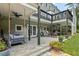 Spacious backyard patio featuring comfortable seating and lush landscaping, perfect for outdoor enjoyment at 555 Valley Hall Dr, Atlanta, GA 30350
