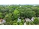 Aerial view of the home, located close to Downtown Atlanta, Candler Park, and Druid Hills neighborhoods; 240 Melrose marker at 240 Melrose Ave, Decatur, GA 30030