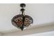 Intricate stained-glass light fixture adding a touch of elegance at 240 Melrose Ave, Decatur, GA 30030