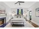 Serene main bedroom with ample natural light, ceiling fan and ensuite bathroom at 240 Melrose Ave, Decatur, GA 30030