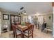 Inviting dining room adjacent to kitchen, perfect for entertaining and Gathering meals at 7234 Post Rd, Winston, GA 30187
