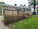 Spacious back deck that features lattice and overlooks a well-maintained lawn at 876 Pinehurst Sw Ter, Atlanta, GA 30310