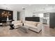 Spacious living room with hardwood floors and stylish contemporary decor at 1057 Fortress Sw Ave, Atlanta, GA 30315