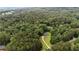 Aerial view of the property showcasing the extensive tree coverage at 3975 N Sharon Church N Rd, Loganville, GA 30052