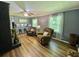 Stylish living room with bar seating and comfortable seating arrangement at 3975 N Sharon Church N Rd, Loganville, GA 30052