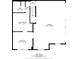 Floor plan featuring eat-in Kitchen, Bathroom, Hall, Bedroom and Garage at 526 Summer Ter, Woodstock, GA 30189