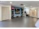 Exercise space with mounted TV, free weights, medicine balls, and kettlebells at 3481 Lakeside Ne Dr # 902, Atlanta, GA 30326