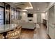 Community lounge with modern furniture, hardwood floors, and plenty of natural light at 3481 Lakeside Ne Dr # 902, Atlanta, GA 30326
