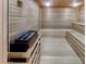 Relaxing wooden sauna with built-in benches, offering a tranquil space to unwind and rejuvenate at 3481 Lakeside Ne Dr # 902, Atlanta, GA 30326