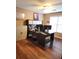 Bright home office with modern desk, multiple monitors, and organized storage at 3930 Regal Oaks Dr, Suwanee, GA 30024