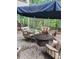 Cozy patio area with a fire pit and comfortable seating for outdoor gatherings and relaxation at 3930 Regal Oaks Dr, Suwanee, GA 30024