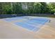 Outdoor tennis courts with 