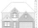 A two-story home featuring brick and siding exterior and a two-car garage at 1436 Weeping Tree Dr, Auburn, GA 30011