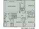 Second-floor layout displaying the Primary bedroom, bathroom, and additional bedrooms at 1436 Weeping Tree Dr, Auburn, GA 30011