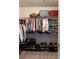Well-organized walk-in closet with ample shelving and hanging space, maximizing storage at 2099 Lakeview Bend Way, Buford, GA 30519