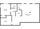A floorplan of the basement, featuring a recreation room, bedroom, bathroom, utility room and general room at 3581 Ridge Se Rd, Smyrna, GA 30080