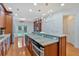 Spacious kitchen with a large island, modern appliances, and ample counter space for food preparation at 3957 Marquette Nw Way, Kennesaw, GA 30144