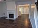 Inviting living room features hardwood floors, fireplace, and an open floor plan at 5570 Hampton Ct, Atlanta, GA 30349