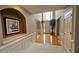 Bright foyer with hardwood floors, grand entrance with light walls, and a large front door at 2819 Heritage Oaks Cir, Dacula, GA 30019
