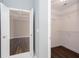 Bedroom entrance and a view of the walk-in closet at 2625 Morningside Nw Trl, Kennesaw, GA 30144