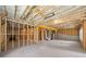 Unfinished basement with room for expansion and customization at 419 Crestmont Ln, Canton, GA 30114