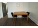 Cozy dining area with a simple table and chairs, perfect for intimate meals at 535 Walnut St, Hapeville, GA 30354
