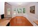 Bright breakfast nook with bay window and backyard views at 555 Flintlock Dr, Dacula, GA 30019