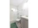 Beautiful bathroom with a shower over tub, white tiled walls, and modern vanity at 3198 Oakdale Rd, Atlanta, GA 30354