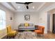 Inviting living room with modern decor, a plush sofa, and a decorative rug at 3198 Oakdale Rd, Atlanta, GA 30354