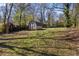 Large backyard with a small storage shed at 1045 Moreland Se Ave, Atlanta, GA 30316