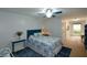 Cozy bedroom featuring a plush bed with blue accents and a separate sitting area at 188 A Macedonia Rd, White, GA 30184