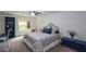 Spacious bedroom featuring a decorative metal bed frame, desk, and ample natural light at 188 A Macedonia Rd, White, GA 30184