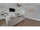 Spacious living room with hardwood floors, fireplace, and built-in shelves at 1667 Sylvan Sw Rd, Atlanta, GA 30310