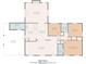 A detailed floor plan showcasing the layout and dimensions of the home's living spaces, bedrooms, kitchen, and bathrooms at 365 Norcross St, Roswell, GA 30075