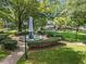 Picturesque park featuring a fountain, walking paths, and gazebo, offering a serene outdoor escape at 365 Norcross St, Roswell, GA 30075
