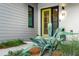 Stylish front door with a vibrant color and modern design elements at 23 Walthall Ne St, Atlanta, GA 30317