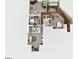 Detailed 3D floorplan of the second floor featuring multiple bedrooms, bathrooms, and a loft area at 511 Baxter Way, Marietta, GA 30064