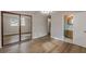 Large bedroom with attached bathroom and mirrored closet at 4485 Canary Ct, Lithia Springs, GA 30122