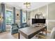 Stylish home office with ample natural light and modern decor at 6470 Long Island Nw Dr, Atlanta, GA 30328