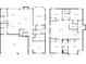 This floor plan showcases the layout of the two-story home at 622 Madison Park Dr, Grayson, GA 30017