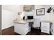 Functional home office with dual desks and lots of natural light at 1379 Cambridge Ne Ct, Brookhaven, GA 30319