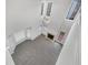 An aerial shot of the living room, displaying natural light and high ceilings at 2231 Mill Garden Pl, Buford, GA 30519