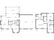Floor plan showcasing the layout of the home, including the living room, kitchen, bedrooms, and garage at 2135 Huntington Dr, Loganville, GA 30052