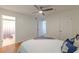 Bright bedroom featuring hardwood floors and ensuite access to bathroom at 3135 Seven Pines Ct # 8, Atlanta, GA 30339