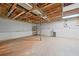 Unfinished basement with concrete floor and block walls at 94 Park W Ave, Dallas, GA 30157