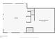 Floor plan of a basement featuring a garage and unfinished area at 94 Park W Ave, Dallas, GA 30157