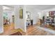 Bright open-concept featuring hardwood floors, neutral walls, and ample natural light at 4345 Tucker North Dr, Tucker, GA 30084