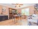 Office space has hardwood floors, a window for natural light, and ample space for projects at 5028 Jamie Ne Ct, Woodstock, GA 30188