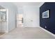 Hallway with view of the bedroom and bathroom at 1260 Monroe Ne Dr, Atlanta, GA 30306